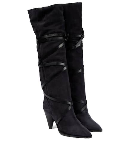 Botas altas Lophie de ante - Isabel Marant - Modalova