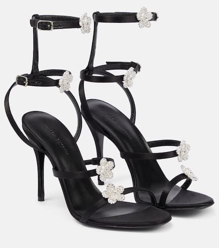 Crystal-embellished satin sandals - Magda Butrym - Modalova