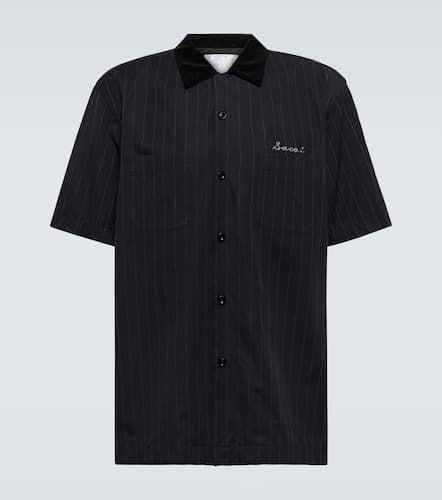 Sacai Striped twill bowling shirt - Sacai - Modalova