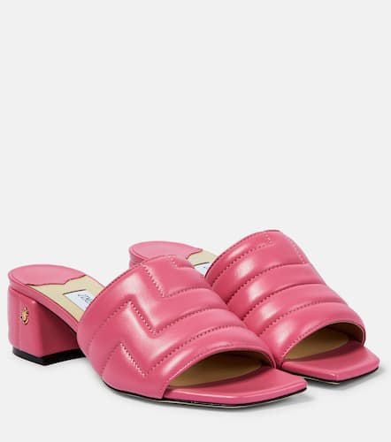 Themis matelassé leather mules - Jimmy Choo - Modalova