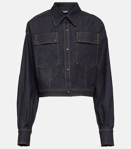 Tom Ford Veste raccourcie en jean - Tom Ford - Modalova