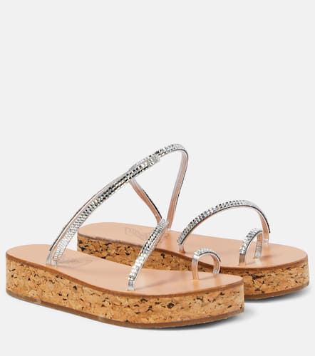 Eleftheria leather platform sandals - Ancient Greek Sandals - Modalova