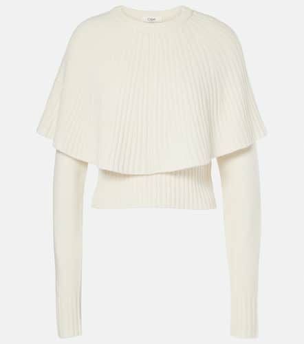 ChloÃ© Caped wool and cashmere top - Chloe - Modalova