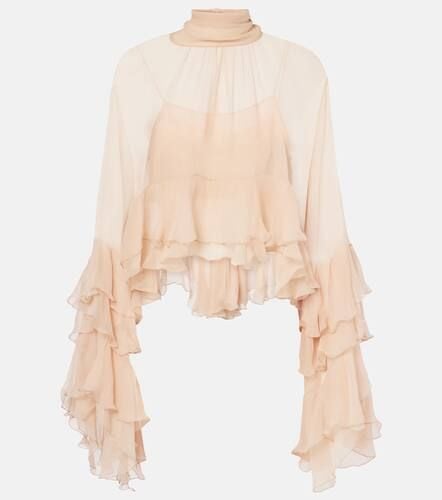 ChloÃ© Ruffled silk muslin blouse - Chloe - Modalova