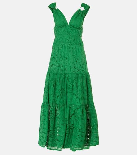 Monstera tiered cotton maxi dress - Farm Rio - Modalova