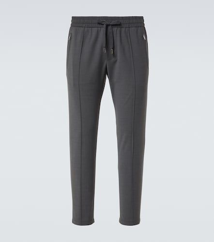 Wool-blend straight pants - Dolce&Gabbana - Modalova