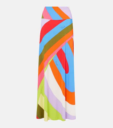 Pucci Iride jersey satin maxi skirt - Pucci - Modalova