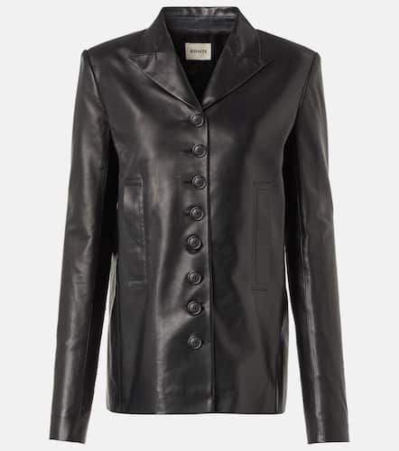 Khaite Saraphina leather blazer - Khaite - Modalova