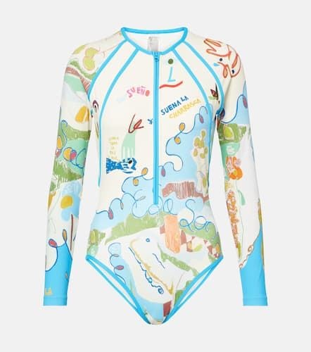 AlÃ©mais Nadia printed rashguard swimsuit - Alemais - Modalova