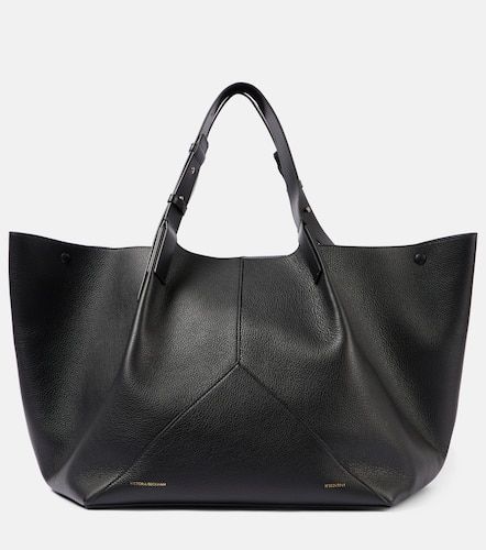 W11 Jumbo leather tote bag - Victoria Beckham - Modalova