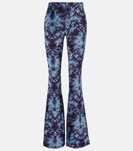 Printed crepe high-rise flared pants - Etro - Modalova