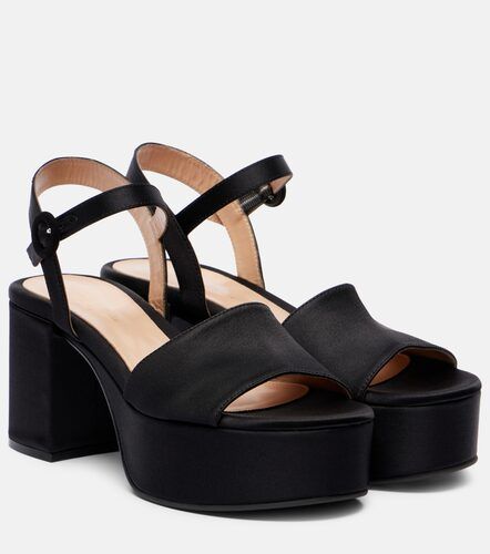 Carol 35 satin platform sandals - Gianvito Rossi - Modalova