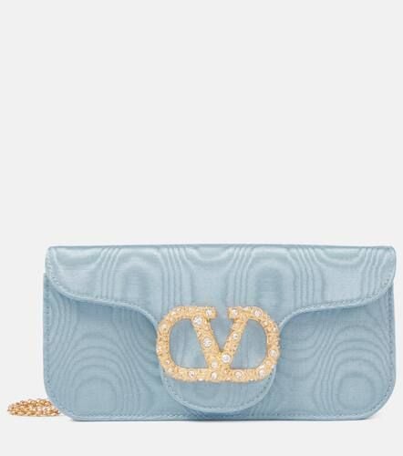 LocÃ² Mini embellished moirÃ© shoulder bag - Valentino Garavani - Modalova