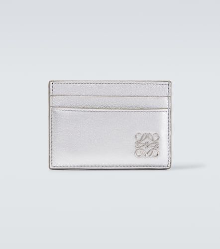 Anagram metallic leather card holder - Loewe - Modalova