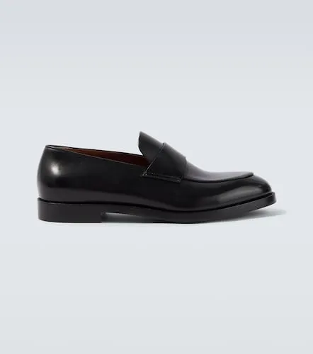Zegna Mocasines penny de piel - Zegna - Modalova