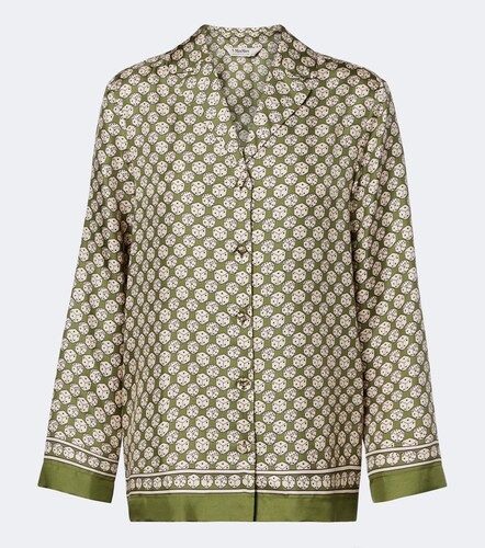 Camisa de sarga de seda estampada - 'S Max Mara - Modalova