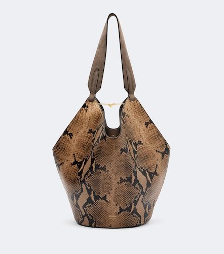 Borsa Lotus Small in pelle e suede - Khaite - Modalova