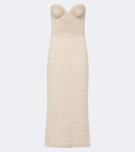 Vestido corsé de croché de algodón - Magda Butrym - Modalova