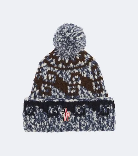 Fair Isle wool and alpaca-blend beanie - Moncler Grenoble - Modalova