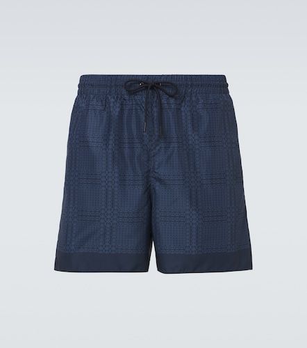 Interlocking G poplin swim trunks - Gucci - Modalova