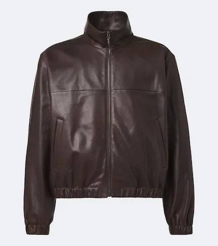 Giacca blouson in pelle - Saint Laurent - Modalova