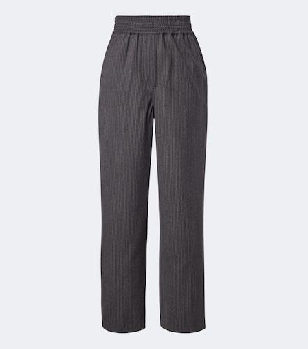 Pinstripe virgin wool straight pants - Jacquemus - Modalova