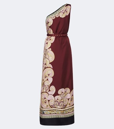 Vestido largo Kells de sarga de seda estampado - La DoubleJ - Modalova