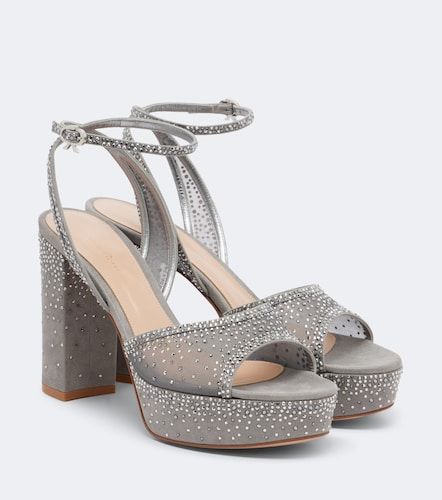 Sandalias con plataforma Rania adornadas - Gianvito Rossi - Modalova