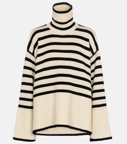 Striped turtleneck wool-blend sweater - Toteme - Modalova