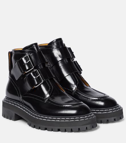 Leather biker boots - Proenza Schouler - Modalova