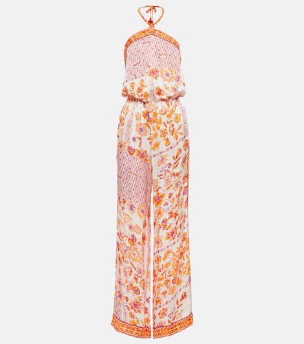 Isabelle printed halterneck jumpsuit - Poupette St Barth - Modalova