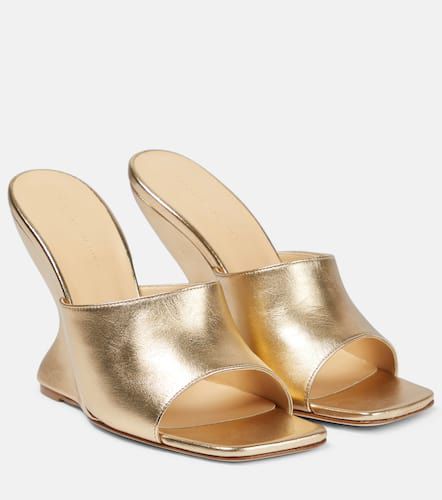 Inverted Wedge leather mules - Magda Butrym - Modalova