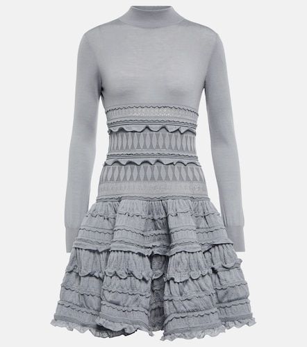 Crinoline virgin wool minidress - Alaia - Modalova