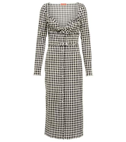 Himalia Gingham cotton and silk dress - Altuzarra - Modalova