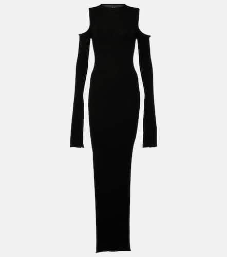 Knitted virgin wool maxi dress - Rick Owens - Modalova