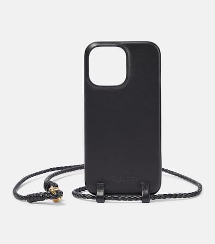 Leather iPhone 14 Pro Max case - Bottega Veneta - Modalova