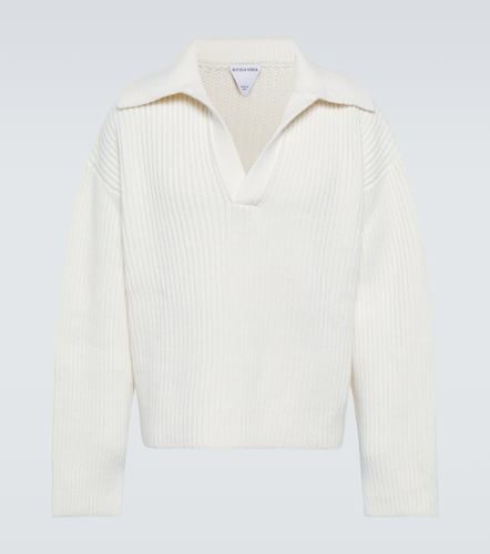 Wool and cashmere polo sweater - Bottega Veneta - Modalova