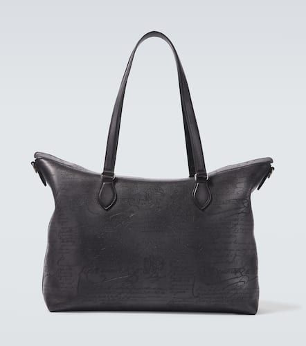 Late Hour Scritto leather tote bag - Berluti - Modalova