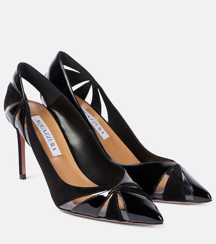 Puzzle 85 patent leather, suede, and PVC pumps - Aquazzura - Modalova