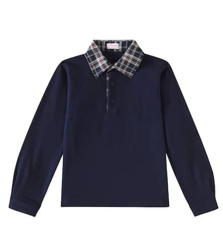 Tijo cotton-blend jersey polo shirt - La Coqueta - Modalova