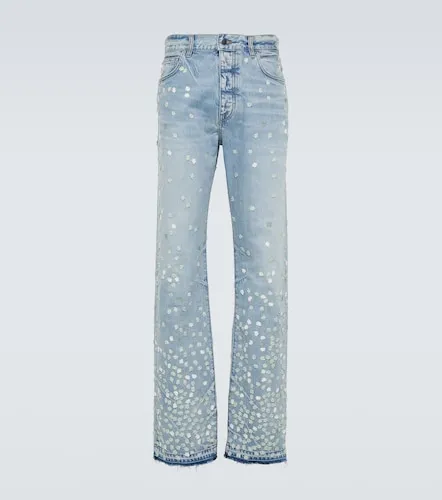 Amiri Jeans rectos florales - Amiri - Modalova