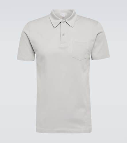 Riviera cotton pique polo shirt - Sunspel - Modalova