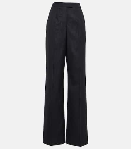 Pinstripe wool wide-leg pants - Alexander McQueen - Modalova