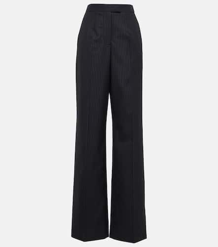 Pinstripe wool wide-leg pants - Alexander McQueen - Modalova