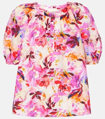 Blusa Vienne de algodón floral - Ulla Johnson - Modalova