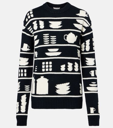 Pullover in lana jacquard - JW Anderson - Modalova