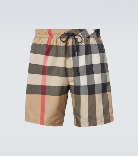 Bañador con Check - Burberry - Modalova