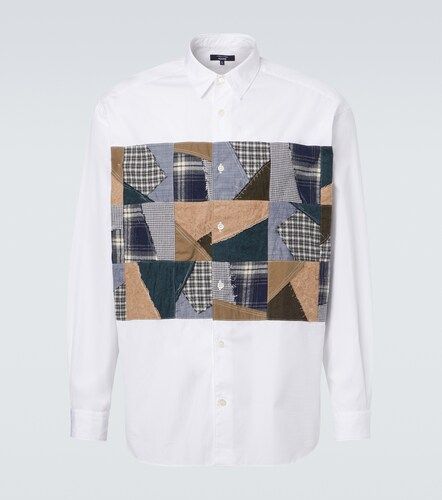 Comme des Garçons Camicia patchwork in popeline di cotone - Comme des Garcons Homme - Modalova