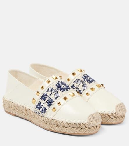 Country leather espadrilles - Valentino Garavani - Modalova