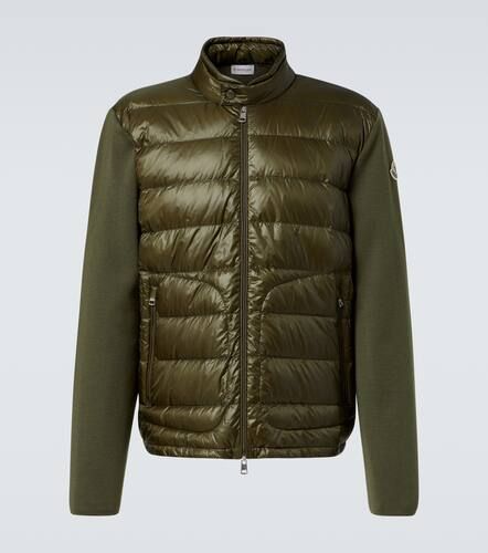 Archivio wool-trimmed cardigan - Moncler - Modalova